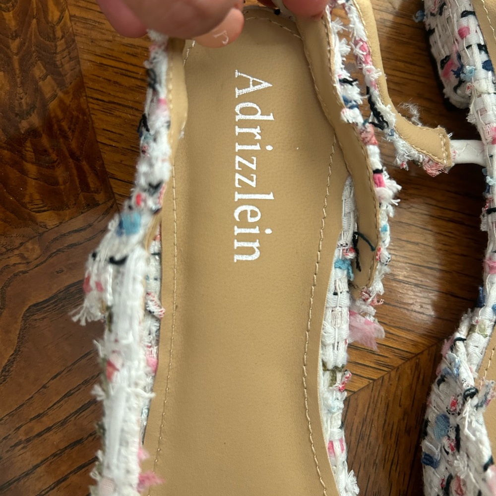 Adrizzlein Womens Slingback Flat Pumps